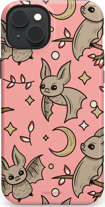 Casetastic Hoesje Geschikt voor Apple iPhone 15 Plus Magsafe - Stijlvolle Beschermende Duo-layer Case - Nachtelijke vlucht