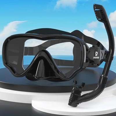 Snorkelset voor Kinderen - Anti-condens, Lekbestendig & Waterdicht - Droge Snorkelbril voor Jongens en Meisjes van 4-14 Jaar