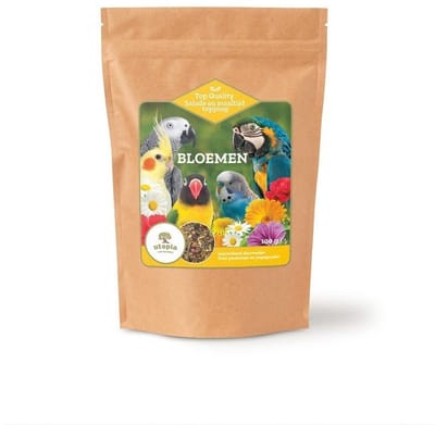 Utopia Salade Topping Bloemen - Gezonde Maaltijd Topping voor Vogels - 100 gram
