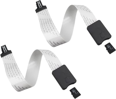 Micro SD naar TF Kaart Verlengkabel - 2 Stuks - 25cm FPC Adapter voor GPS, Tablet en Dash Cam