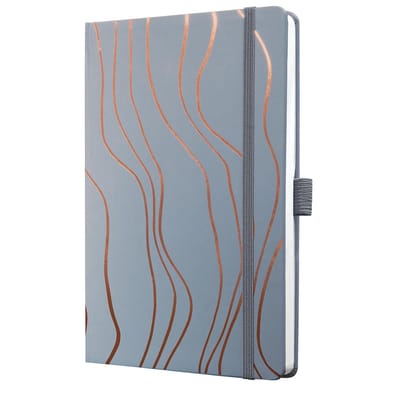 Sigel notitieboek - Jolie - A5 - hardcover - 174 pagina's - 80 grams - lijn - Grey Meringue - SI-JN351