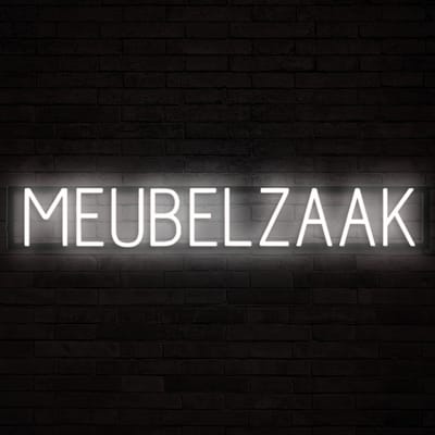 MEUBELZAAK - Lichtreclame Neon LED bord verlicht | SpellBrite | 99,22 x 16 cm | 6 Dimstanden & 8 Lichtanimaties | Reclamebord neon verlichting