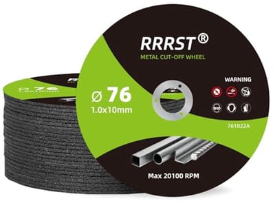 25PCS Flexibele Doorslijpschijven 76mm voor Metaal en Roestvrij Staal - Ultra Dunne 1mm Schijven voor Haakse Slijpmachine