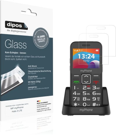 dipos – 2x Pantserfolie geschikt voor MP myPhone Halo 3 LTE | 9H Screenprotector