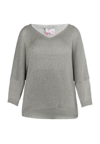 IZIA Jumper Dames zilvergrijs