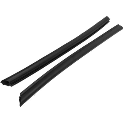 1 Paar Gebogen Autodeurafdichting Slijtvast Boogvormige Rubber Deurafdichting Pakking voor T5 GP T6 T5.1 black