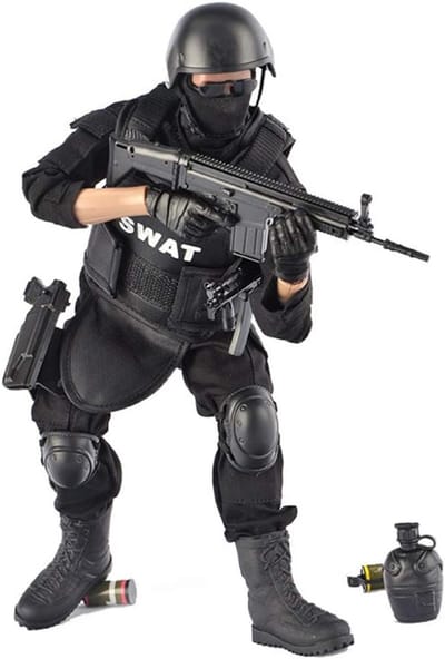 Gedetailleerde Militaire Soldaat Actiefiguur Set 1/6 Schaal met Accessoires