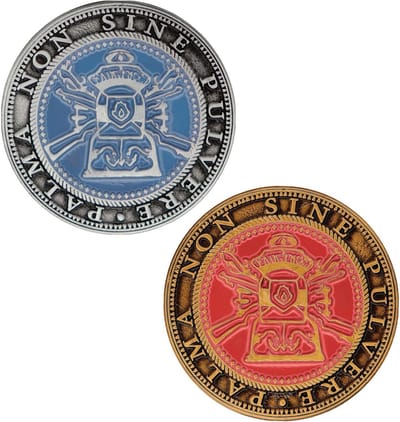 Set van 2 Metalen Schietgalerij Munten - Limited Edition Collector's Box