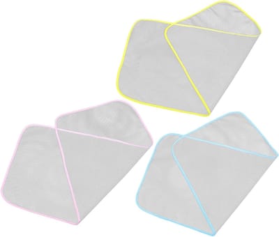 Strijkdoek Set - Hittebestendig Beschermdoek - Delicate Stoffen Beschermen - Efficiënte Warmteverdeling - 3 Stuks 90x40cm - Diverse Kleuren