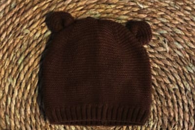 Sarlini - Muts - Bruin - Met oortjes - 0/6 maanden