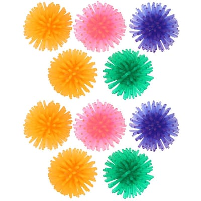10 Pièces Balles Jouets Colorées pour Chat Jouet pour Jouer Jouet pour Chat Jouet pour Animal de Compagnie blue