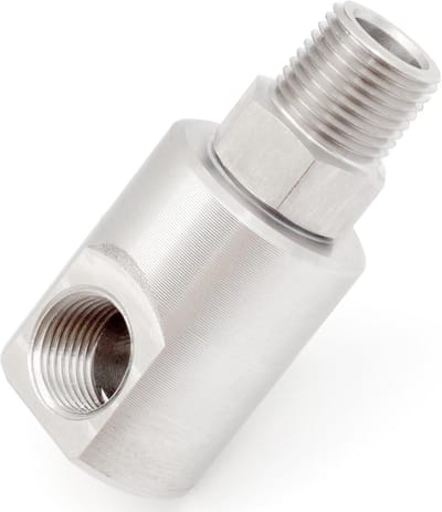 Draaibare Slanghaspel - Slangkoppeling - Water Aansluiten - Hoge Druk Bestendig - 127 cm - Zilverkleurig