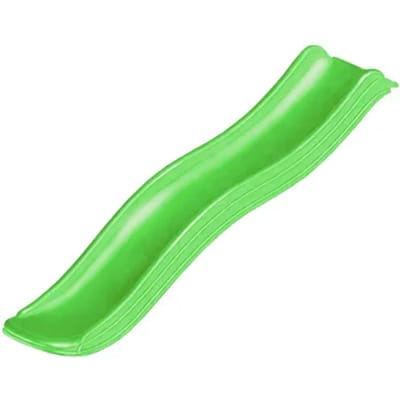 Losse Glijbaan 1,75 meter Appelgroen voor platformhoogte 85 - 90 cm | Aanbouwglijbaan voor o.a. speeltoestel, speelhuisje | Plastic / Kunststof / HDPE