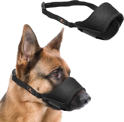 Verstelbare Nylon Hondentuig voor Gemiddelde en Grote Honden - Comfortabel, Ademend en Bijtbestendig (XL, Zwart)
