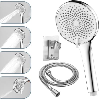 Grote XXL Douchestraal met Explosion Proof RVS Slang en Houder - Handdouche voor Luxe Badkamerervaring