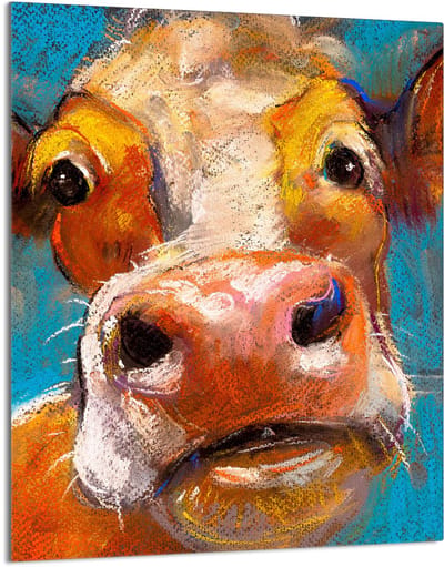 TMK ArtDeko - Snijplank - 40x52 cm - Kleurvolle Krowa Grafiek