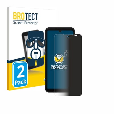 BROTECT - privacy screenprotector voor Sunmi M3 - Folie Beschermfolie Blauwlichtfilter 2 Stuks