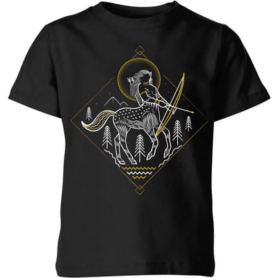 Harry Potter Ban de Centaur kinder t-shirt - Zwart - 98/104 (3-4 jaar)