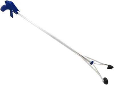 Grijper Reacher Tool - Afvalgrijper Hulpmiddel - Voorwerpen Oppakken - Opvouwbaar Lichtgewicht - 82 cm - Blauw