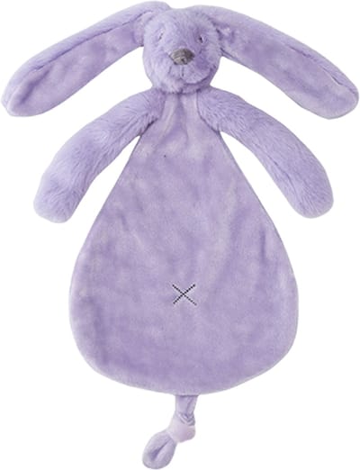 Happy Horse Recycled Konijn Richie Knuffeldoek 25 cm - Lila - Baby cadeau