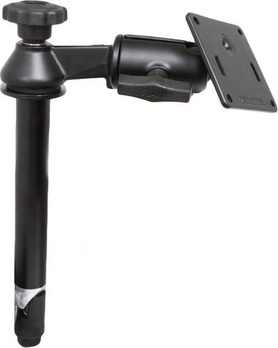 Single Swing Arm 8" Tele-Pole™ +VESA