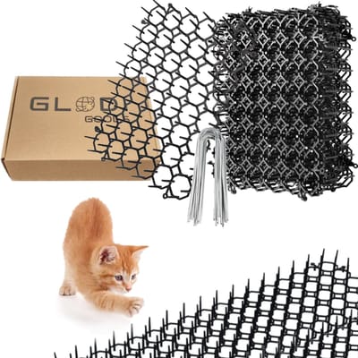 GLODI GOODS® Kattenverjager afweermatten 20-Delig - Katten verjager voor de tuin - antiklimstrips anti krab strip