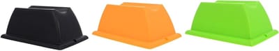 Voorwiel Steunblokken - Fiets Stabilisator - Indoor Fietsen - Antislip Ontwerp - 20x12x8.5cm - Zwart