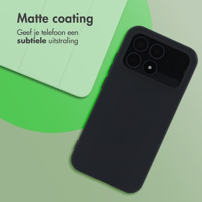 imoshion Hoesje - Geschikt voor Xiaomi Poco F8 Pro - Color Backcover - Zwart