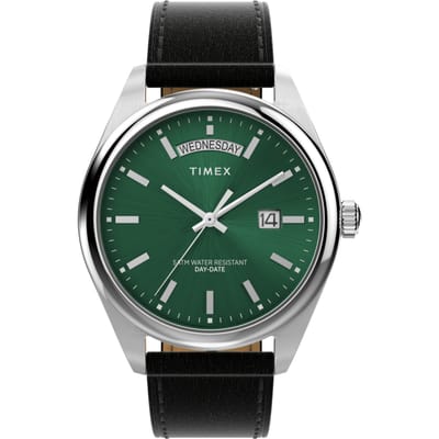 Timex Legacy TW2W57300 Horloge - Leer - Zwart - Ø 41 mm