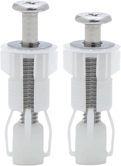 Toiletbril Bevestigingsbouten - Toiletmontage Hardware - Badkamer Reparatie - Stevige Bevestigingsset - 6 x 5 cm