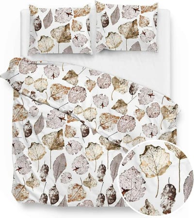 Zo! Home Miriam - Flanel - Dekbedovertrek - Tweepersoons - 200x200/220 cm - Natural