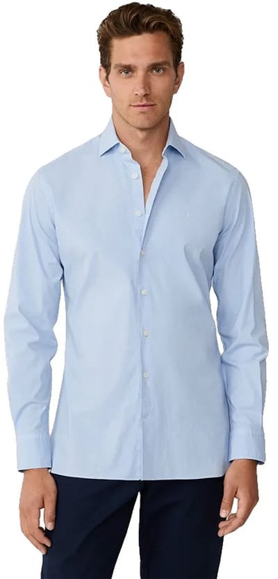 Hackett Hm3010540 Overhemd Met Lange Mouwen Blauw L Man