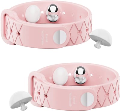 Armbanden tegen Misselijkheid – tegen Zeeziekte – 2 stuks Anti-misselijkheid Armband – Polsband voor Verlichting van Misselijkheid – geschikt voor Kinderen, geschikt voor Volwassenen – geschikt voor Vakanties en Reizen