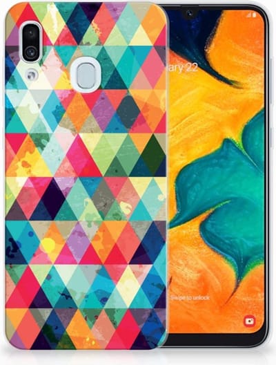 Samsung Galaxy A30 TPU bumper Geruit