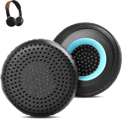 Vervangende oorkussens voor Bluetooth on-ear hoofdtelefoons met proteïneleer en comfortabele pasvorm