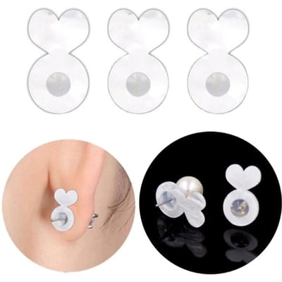 10 stuks/set ondersteunende oorbellifters voor zware oorbellen Unieke oorbelrug voor oorstekers lobben oorbellifter 10pcs