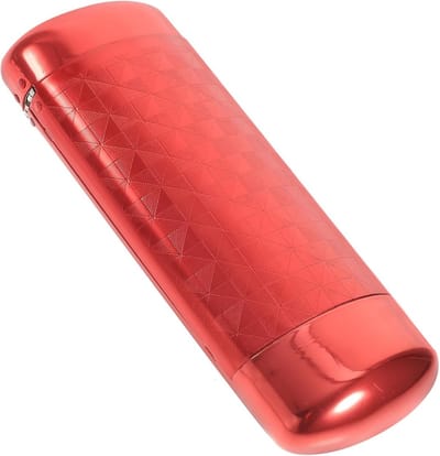 Brillen Etui - Brillenbox Metalen - Brillen Beschermen - Aluminium Hard Shell - 15.1 x 5.3 cm - Zilver