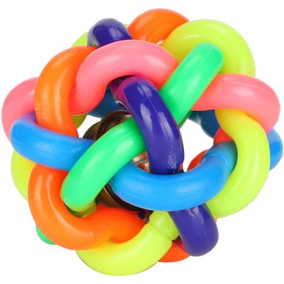 Huisdier Vocal Speelgoed Hond Kleurrijk Zacht Belletje Duurzaam Kauwspeelgoed Kleine Hond Speelgoed Piepspeeltjes Medium 7,5 cm 3 inch blue