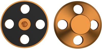 LP-vinyl platengewicht LP-vinyl platenspeler metalen discstabilisator grammofoonplaatgewicht met zachte bodembekleding stabilisatiesnelheid voor platenspeler (LP107G)