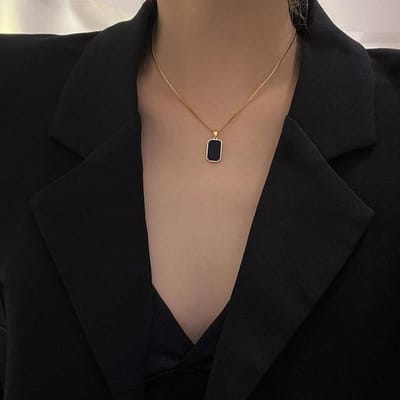 Mode Rode Kers Hanger Ketting Dames Zoet En Schattig Nieuwe Stijl Temperament Veelzijdig Halsketting Ketting Hanger Sieraden
