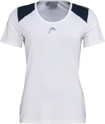 HEAD T-Shirt Club 22 Tech Dames Wit