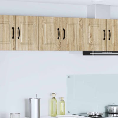 vidaXL - Wandkast - PORTO - Sonoma - Eik - 30 - x - 31 - x - 40 - cm - Bewerkt - hout