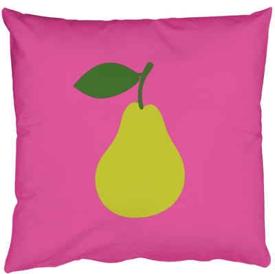 Sierkussens - Kussentjes Woonkamer - 50x50 cm - Illustratie - Fruit - Peer - Groen