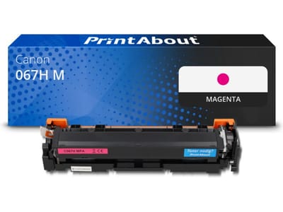 PrintAbout huismerk Toner 067H M Magenta Hoge capaciteit Geschikt voor Canon