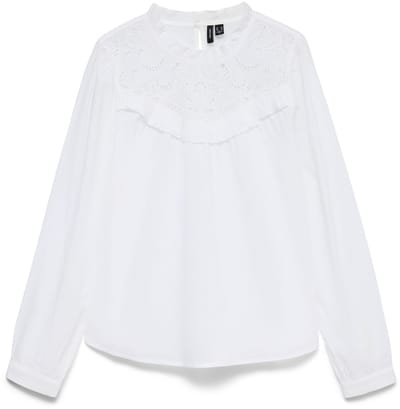 VERO MODA - VMJASMIN LS TOP WVN NOOS - Dames - Blouses