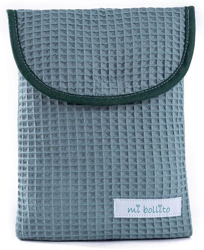 Opbergtas voor luiers en billendoekjes - 100% katoenen, praktisch en stijlvol met klittenbandsluiting