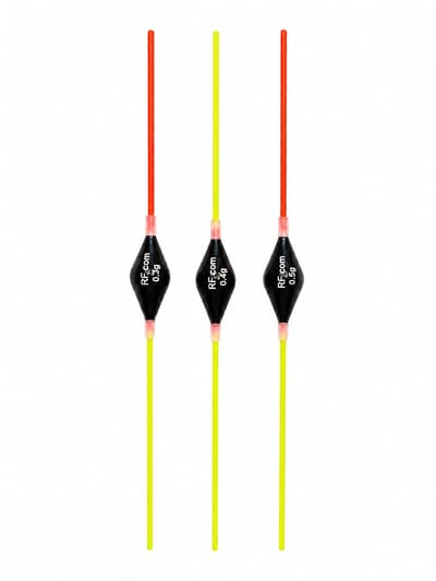 Reniers Fishing Dobber RF Diamond Paste – Paste Dobber met Rode/Gele Antenne - Maat : 0.60gr