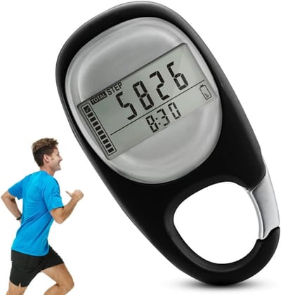 Lexium stappenteller broekzak - stappenteller clip - pedometer - stappenteller - stappenteller wandelen - activity tracker