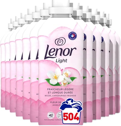 Lenor Wasverzachter Jasmijnbloem - 12 x 882 ml - 504 wasbeurten
