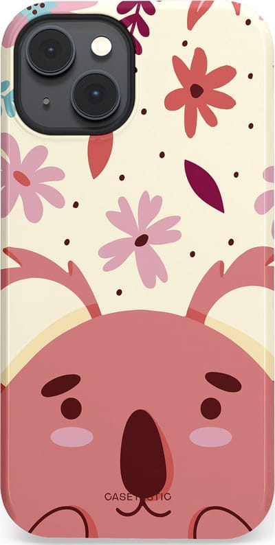 Casetastic Hoesje Geschikt voor Apple iPhone 14 Plus Magsafe - Stijlvolle Beschermende Duo-layer Case - Koala knuffel